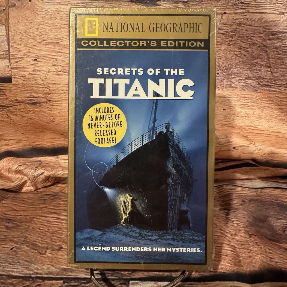 Secrets of the Titanic VHS National Geographic Collector’s Edition New Sealed
